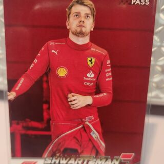 2024 Topps Paddock Pass F1 Robert Shwartzman #23 - Red Foil