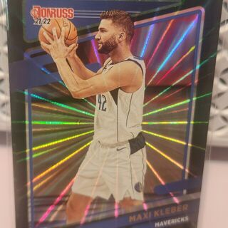 2021-22 Panini Donruss #150 Maxi Kleber Dallas Mavericks - Green Laser