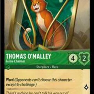 Disney Lorcana: Archazia's Island UNCOMMON Thomas O'Malley - Feline Charmer #88/204
