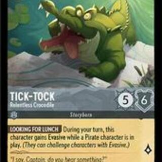 Disney Lorcana: Archazia's Island COMMON Tick Tock - Relentless Crocodile #191/204