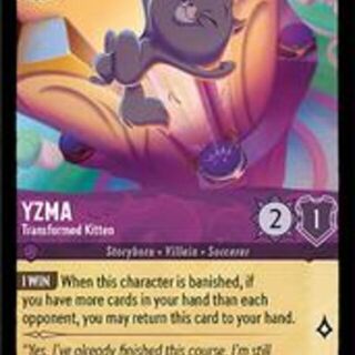 Disney Lorcana: Archazia's Island COMMON Yzma - Transformed Kitten #59/204
