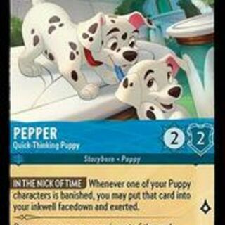 Disney Lorcana: Archazia's Island COMMON Pepper - Quick-Thinking Puppy #167/204