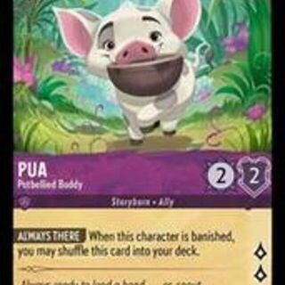 Disney Lorcana: Into The Inklands COMMON Pua - Potbellied Buddy #53/204