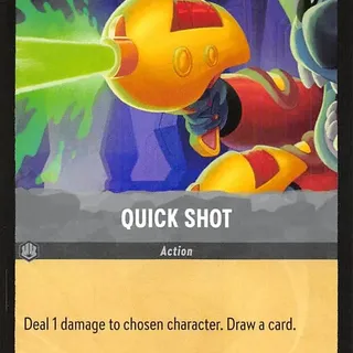 Disney Lorcana: Reign Of Jafar UNCOMMON Quick Shot #203/204