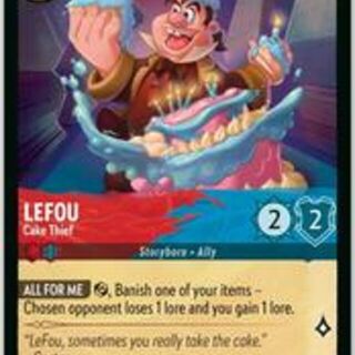 Disney Lorcana: Reign Of Jafar UNCOMMON Lefou - Cake Thief #138/204