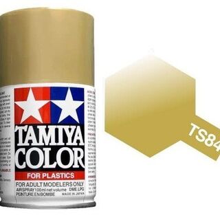Tamiya TS-84 Metallic Gold Spray Paint 100ml