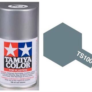 Tamiya Colour Spray TS-100 Semi-Gloss Bright Gun Metal