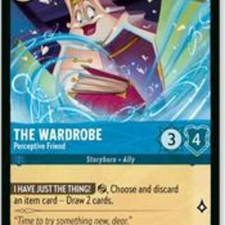 Disney Lorcana: Reign Of Jafar COMMON The Wardrobe - Perceptive Friend #160/204