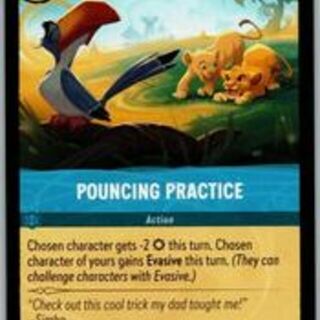 Disney Lorcana: Reign Of Jafar UNCOMMON Pouncing Practice #176/204