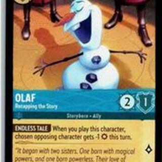 Disney Lorcana: Reign Of Jafar COMMON Olaf - Recapping The Story #156/204