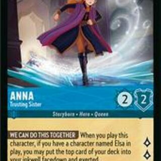 Disney Lorcana: Reign Of Jafar COMMON Anna - Trusting Sister #157/204