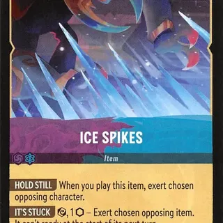 Disney Lorcana: Reign Of Jafar UNCOMMON Ice Spikes #84/204