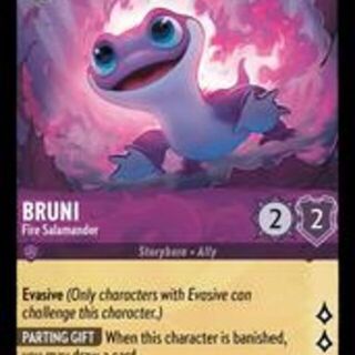 Disney Lorcana: Shimmering Skies UNCOMMON Bruni - Fire Salamander #40/204