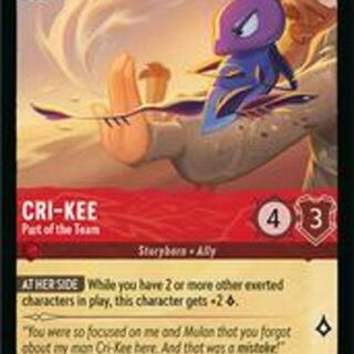 Disney Lorcana: Reign Of Jafar COMMON Cri-Kee - Part Of The Team #131/204