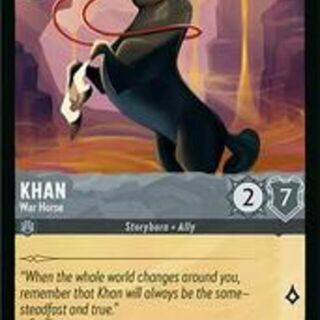 Disney Lorcana: Reign Of Jafar COMMON Khan - War Horse #193/204