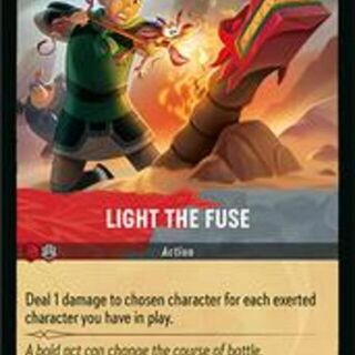 Disney Lorcana: Reign Of Jafar UNCOMMON Light The Fuse #149/204