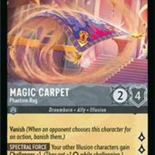 Disney Lorcana: Reign Of Jafar COMMON Magic Carpet - Phantom Rug #183/204