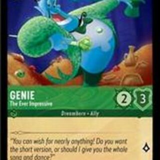 Disney Lorcana: The First Chapter COMMON Genie - The Ever Impressive #77/204