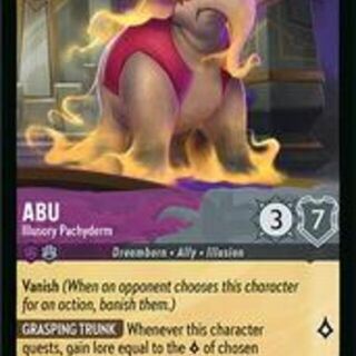 Disney Lorcana: Reign Of Jafar UNCOMMON Abu - Illusory Pachyderm #50/204