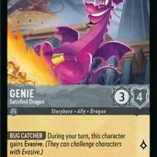 Disney Lorcana: Reign Of Jafar COMMON Genie - Satisfied Dragon #189/204