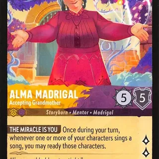 Disney Lorcana: Reign Of Jafar UNCOMMON Alma Madrigal - Accepting Grandmother #34/204