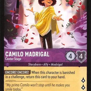 Disney Lorcana: Reign Of Jafar COMMON Camilo Madrigal - Center Stage #75/204