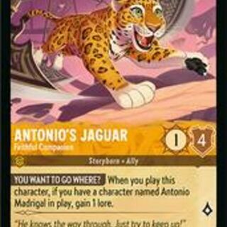Disney Lorcana: Reign Of Jafar COMMON Antonio's Jaguar - Faithful Companion #31/204