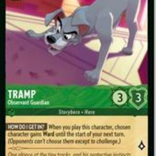 Disney Lorcana: Reign Of Jafar COMMON Tramp - Observant Guardian #87/204