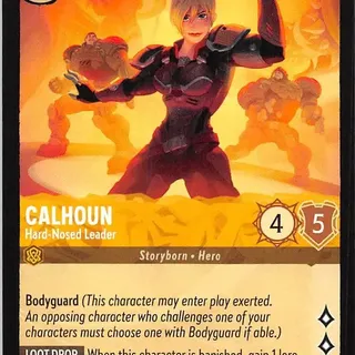 Disney Lorcana: Reign Of Jafar COMMON Calhoun - Hard Nosed Leader #32/204
