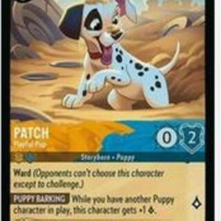 Disney Lorcana: Reign Of Jafar UNCOMMON Patch - Playful Pup #25/204