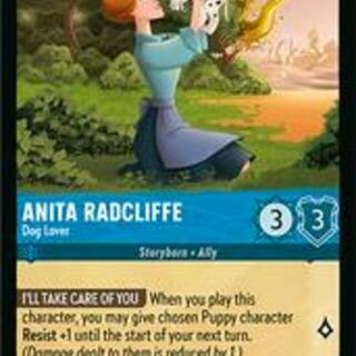 Disney Lorcana: Reign Of Jafar COMMON Anita Radcliffe - Dog Lover #155/204