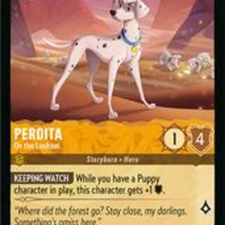 Disney Lorcana: Reign Of Jafar COMMON Perdita - On The Lookout #14/204