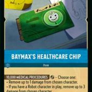 Disney Lorcana: Azurite Sea COMMON Baymax Healthcare Chip #166/204