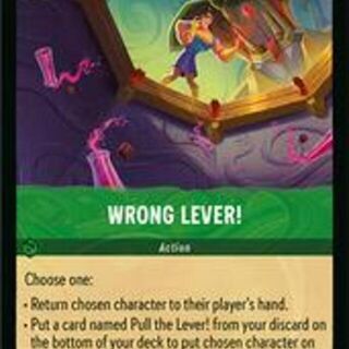 Disney Lorcana: Reign Of Jafar RARE Wrong Lever! #116/204