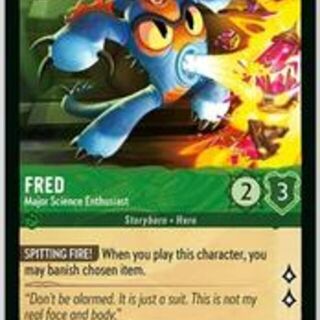 Disney Lorcana: Reign Of Jafar COMMON Fred - Major Science Enthusiast #92/204