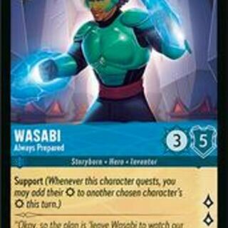 Disney Lorcana: Reign Of Jafar COMMON Wasabi - Always Prepared #158/204