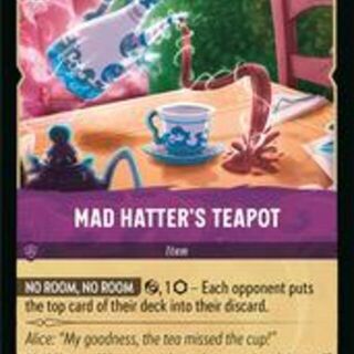 Disney Lorcana: Azurite Sea COMMON Mad Hatter's Teapot #66/204
