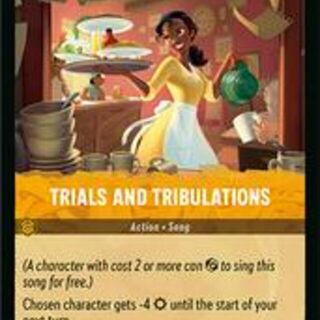 Disney Lorcana: Reign Of Jafar UNCOMMON Trials And Tribulation #43/204