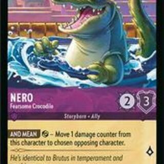 Disney Lorcana: Reign Of Jafar COMMON Nero - Fearsome Crocodile #65/204