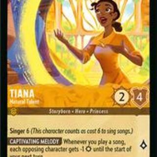 Disney Lorcana: Reign Of Jafar RARE Tiana - Natural Talent #9/204