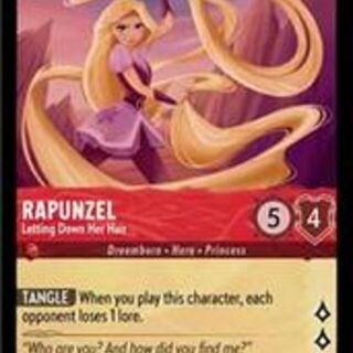 Disney Lorcana: The First Chapter UNCOMMON Rapunzel - Letting Down Her Hair #121/204