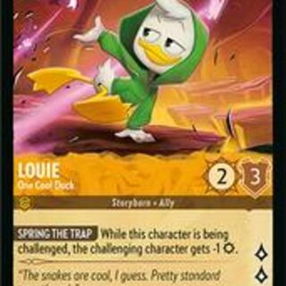 Disney Lorcana: Reign Of Jafar UNCOMMON Louie - One Cool Duck #1/204