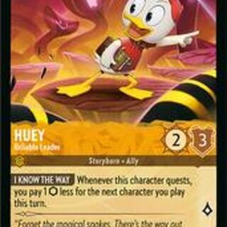 Disney Lorcana: Reign Of Jafar UNCOMMON Huey - Reliable Leader #3/204