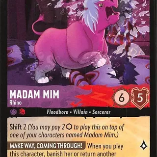 Disney Lorcana: Reign Of Jafar UNCOMMON Madam Mim - Rhino #69/204