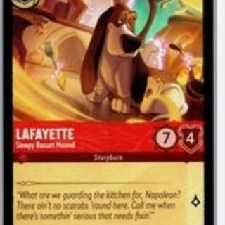 Disney Lorcana: Reign Of Jafar COMMON Lafayette - Sleepy Basset Hound #132/204