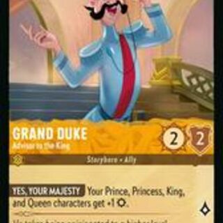 Disney Lorcana: Rise Of The Floodborn RARE Grand Duke - Advisor To The King #9/204