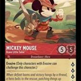 Disney Lorcana: The First Chapter LEGENDARY Mickey Mouse - Brave Little Tailor #115/204