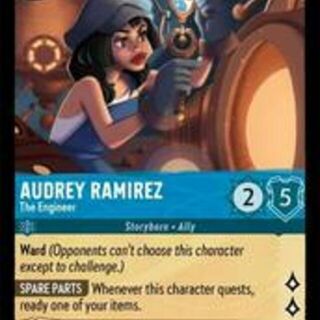Disney Lorcana: Into The Inklands RARE Audrey Ramirez - The Engineer #137/204