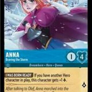 Disney Lorcana: Ursula's Return COMMON Anna - Braving The Storm #137/204