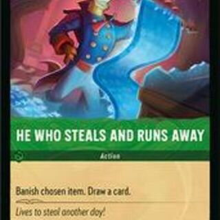 Disney Lorcana: Reign Of Jafar COMMON He Who Steals And Runs Away #114/204